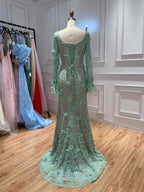 Luxury Pink 3D Floral Beaded Mermaid Gown LA73774