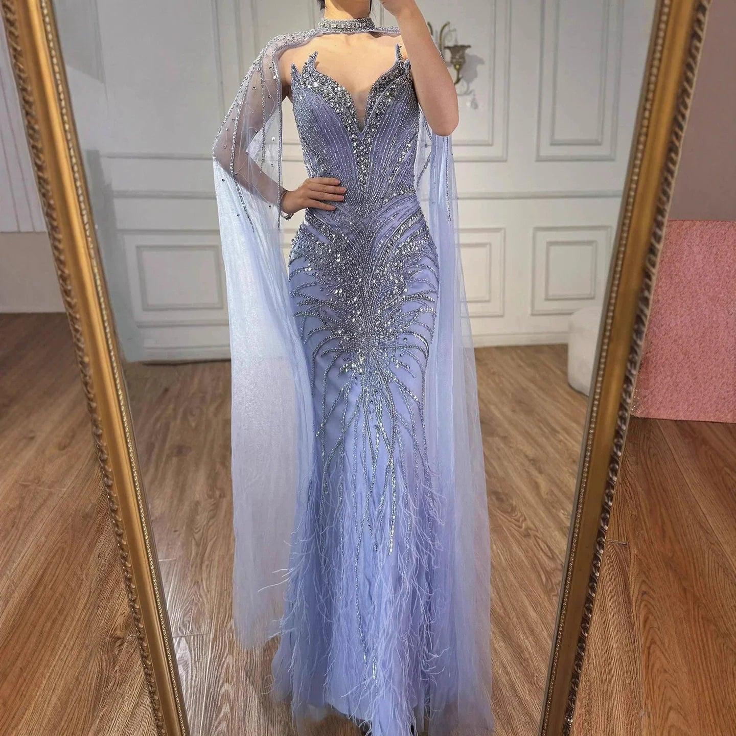Luxury Designer Evening Dresses Mermaid Gowns for Formal Occasion LA72882