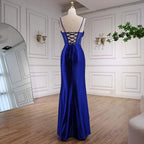 Pink Mermaid Sweetheart Ruched Silk Satin Evening Dress LA73153 - SERENE HILL