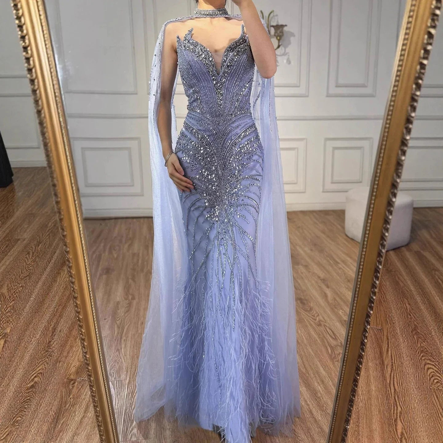 Luxury Designer Evening Dresses Mermaid Gowns for Formal Occasion LA72882