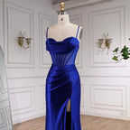 Pink Mermaid Sweetheart Ruched Silk Satin Evening Dress LA73153 - SERENE HILL