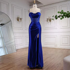 Pink Mermaid Sweetheart Ruched Silk Satin Evening Dress LA73153 - SERENE HILL