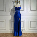 Pink Mermaid Sweetheart Ruched Silk Satin Evening Dress LA73153 - SERENE HILL