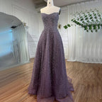 Caramel A-Line Elegant Evening Dress for Women - Wedding Party 2025 LA72147